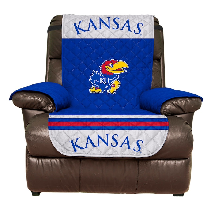 Kansas Jayhawks Furniture Protector Cover Recliner Reversible