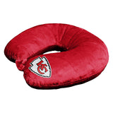 Kansas City Chiefs Applique Travel Neck Pillow Team Logo Color Snap Closure Polyester
