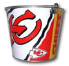 NFL Aluminum Bucket 5 QT Drink Party Pail Ice Metal  - Choose Your Team
