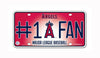 Los Angeles Angels #1 Fan Car Truck Tag License Plate Mlb Baseball Metal Sign