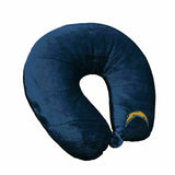 Los Angeles Chargers Applique Travel Neck Pillow Team Logo Color Snap Closure Polyester
