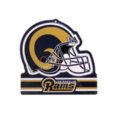Los Angeles Rams Metal Helmet Sign 8X8 Die Cut Steel Heavy Duty