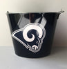 NFL Aluminum Bucket 5 QT Drink Party Pail Ice Metal  - Choose Your Team
