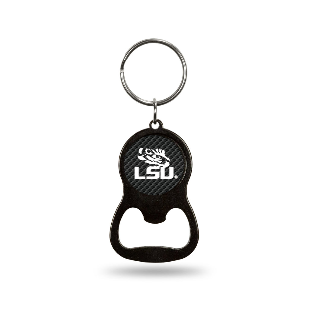 LSU Tigers Carbon Fiber Keychain Bottle Opener