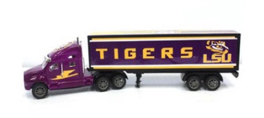 LSU TIGERS BIG RIG AND TRAILER ROLL TIDE TRUCK FRICTION POWERED