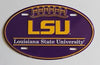 Lsu Tigers Car Truck Tag Oval Football License Plate Metal
