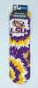 Lsu Tigers Team Socks New Sublimated Crew Ankle Ncaa Unisex Pick A Size College