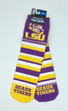 Lsu Tigers Team Socks New Sublimated Crew Ankle Ncaa Unisex Pick A Size College