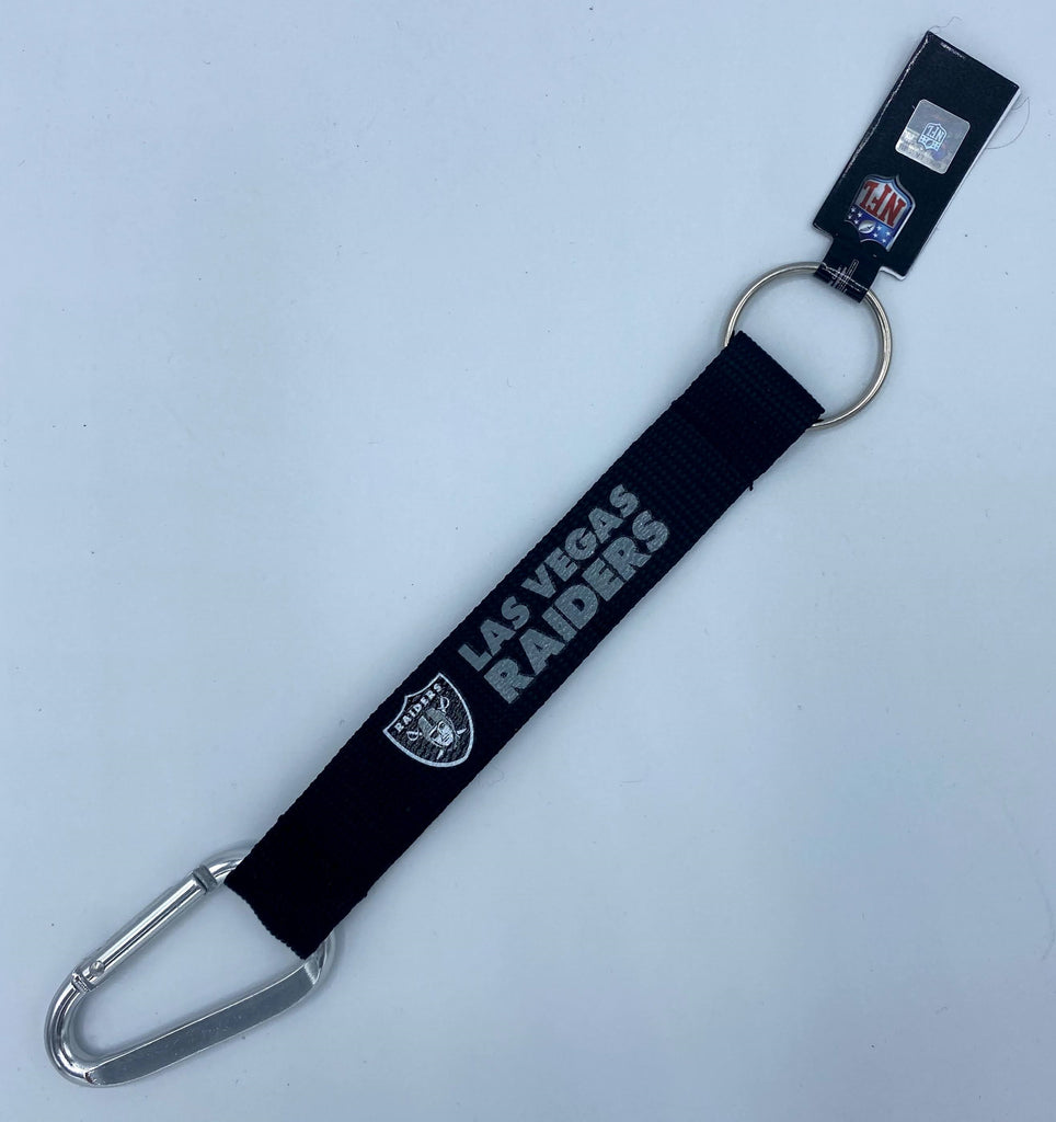 Product Detail  LAS VEGAS RAIDERS SPARKLE WRISTLET LANYARD KEYCHAIN