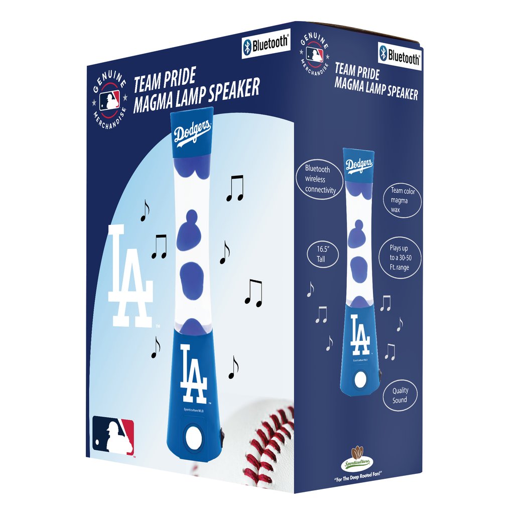Los Angeles Dodgers Magma Lamp Lava with Bluetooth Speaker