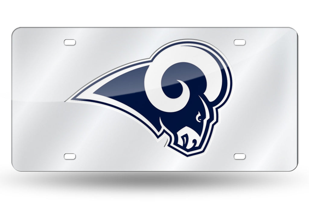 Los Angeles Rams Mirror Car Tag Laser License Plate La Nfl Sign