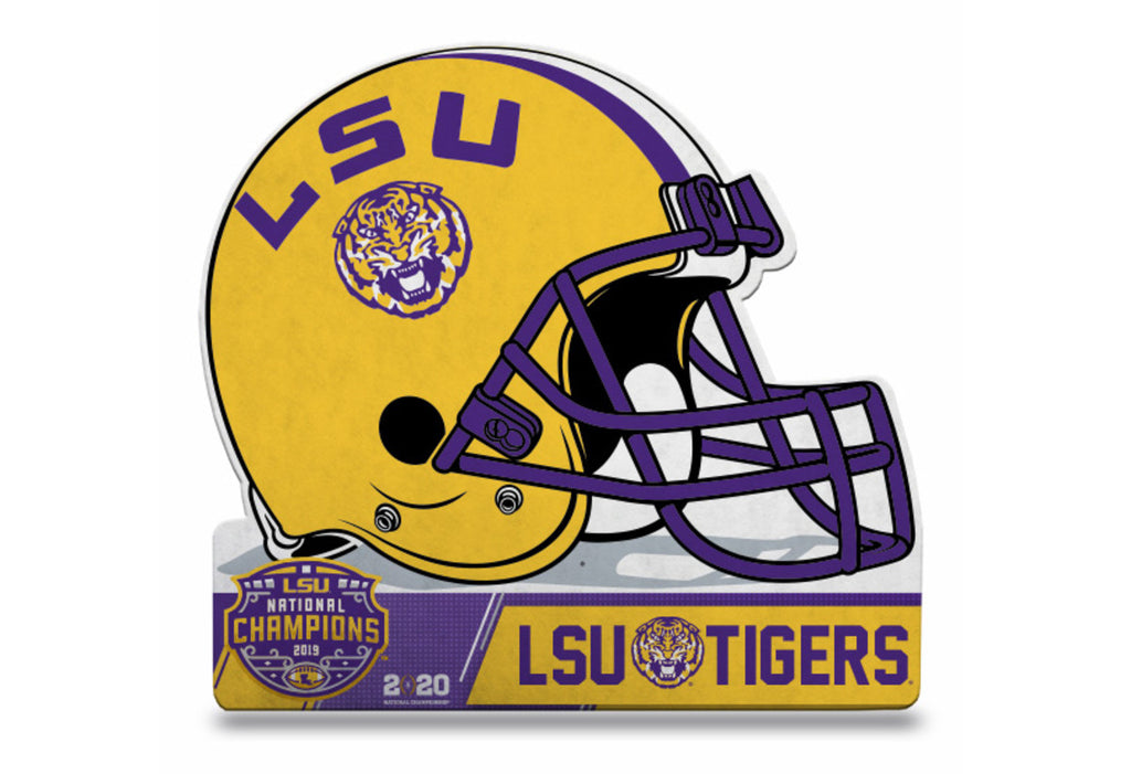 LSU Tigers 2019 National Champions Helmet Pennant