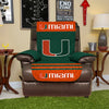 Miami Hurricanes Furniture Protector Cover Recliner Reversible