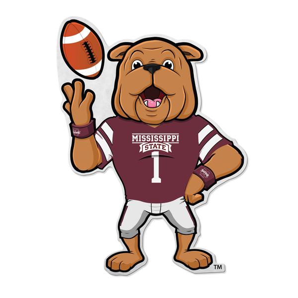 Mississippi State Bulldogs Full Mascot Bully Felt Pennant