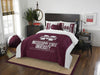 Mississippi State Bulldogs Full/Queen Comforter And Sham 3Pc Set Northwest Ncaa