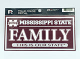 Mississippi State Bulldogs True Pride Decal Family This Is Our State  3