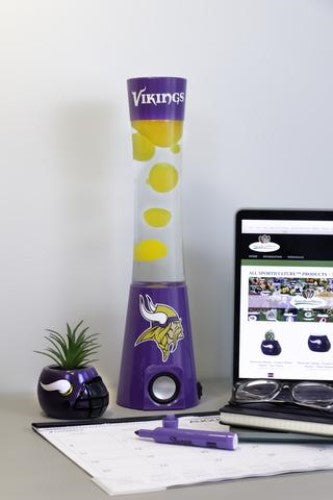 Minnesota Vikings Magma Lava Lamp with Bluetooth Speaker