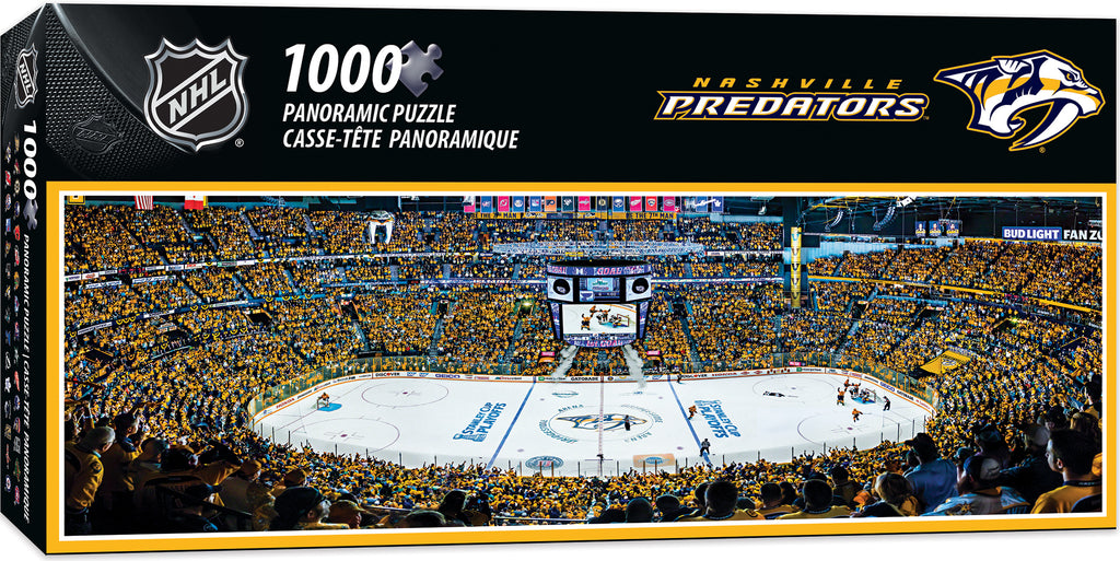 NASHVILLE PREDATORS STADIUM PANORAMIC JIGSAW PUZZLE NHL 1000 PC