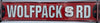 NC State Wolfpack Street Sign