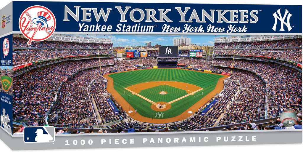 New York Yankees Stadium Panoramic Jigsaw Puzzle MLB 1000 pc Yankee Stadium