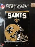 New Orleans Saints Oversized Silk Touch Throw Blanket Northwest 55