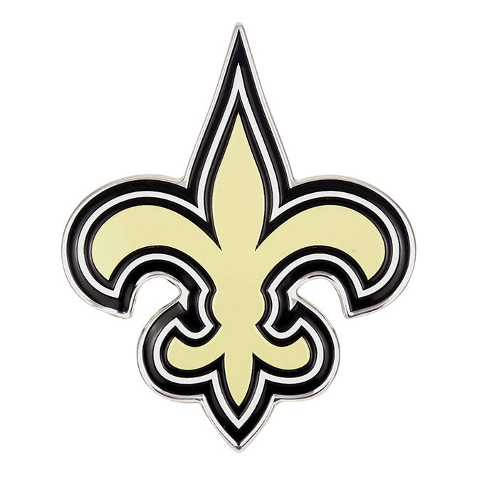 New Orleans Saints Color Team Emblem Aluminum Auto Laptop Sticker Decal Embossed