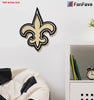 New Orleans Saints 3D Foam Wall Logo Sign Fan Mancave Office Sports Room