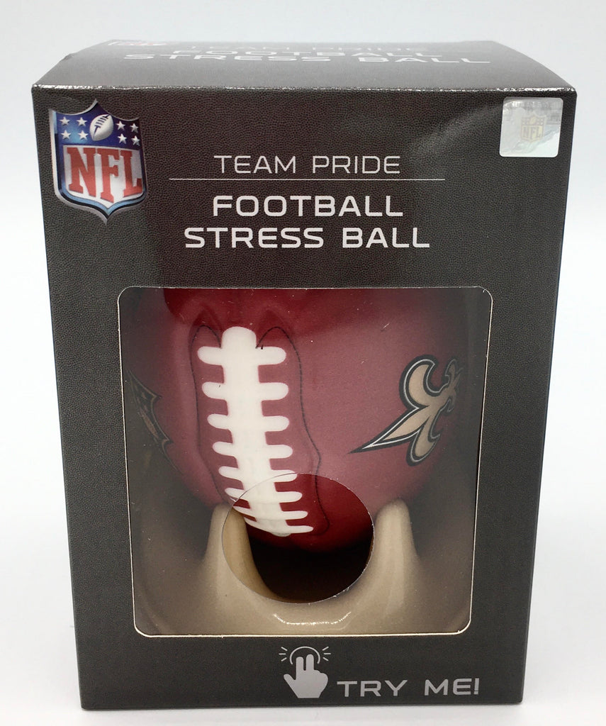 NEW ORLEANS SAINTS FOOTBALL STRESS BALL DISPLAY TEE STAND RELIEF