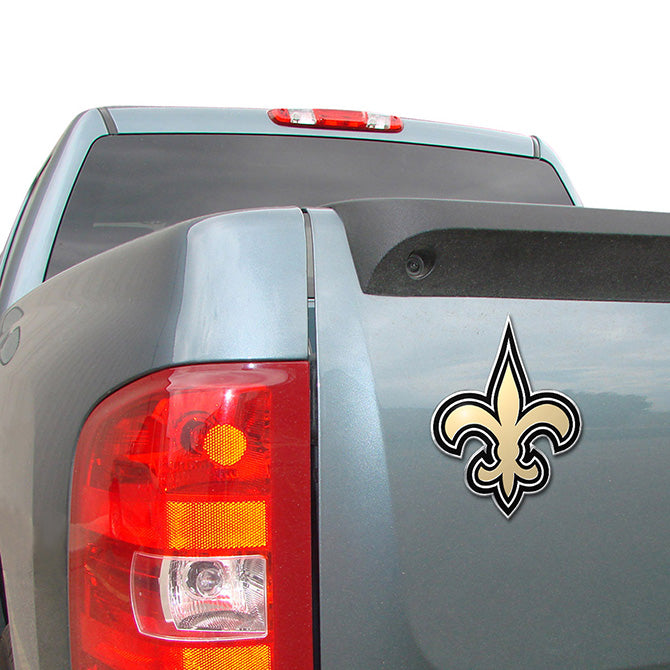 New Orleans Saints Color Team Emblem Aluminum Auto Laptop Sticker Decal Embossed