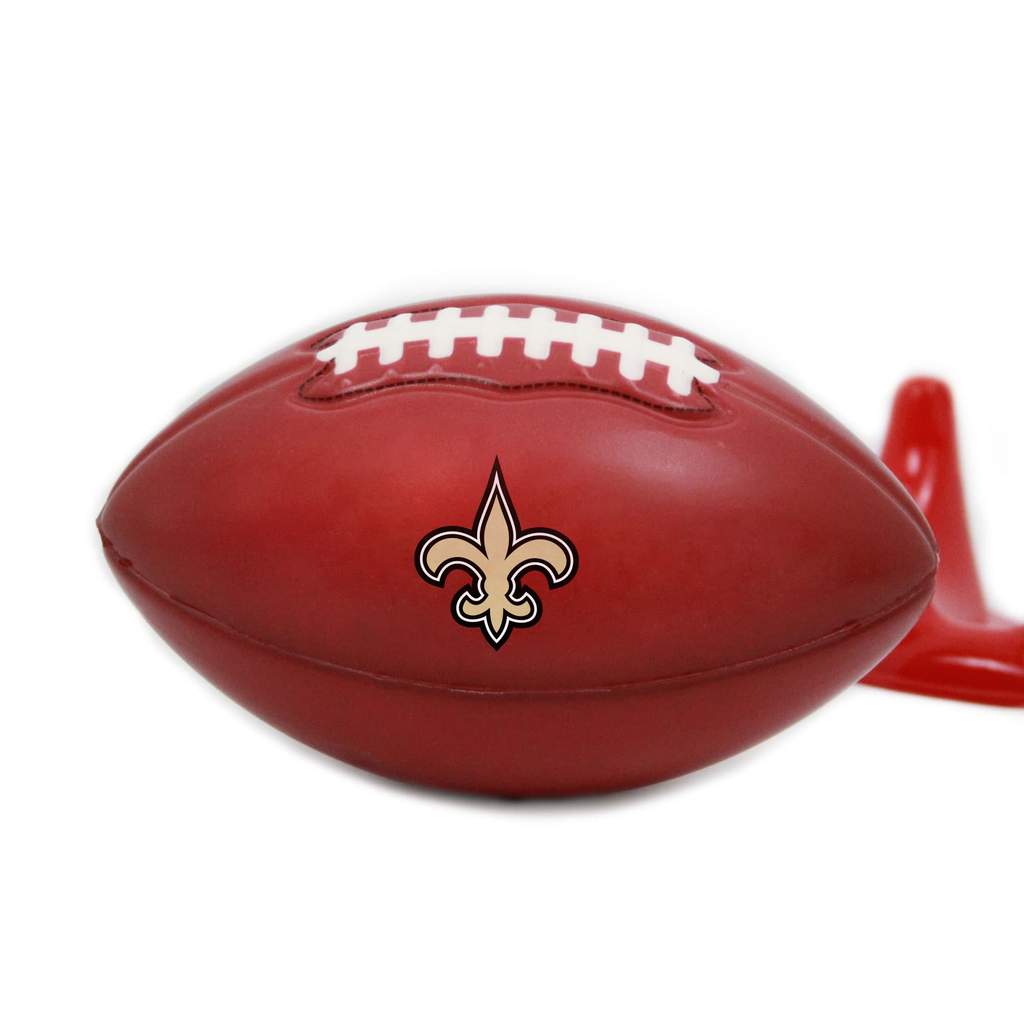 NEW ORLEANS SAINTS FOOTBALL STRESS BALL DISPLAY TEE STAND RELIEF FOAM NFL