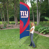 New York Giants 8.5 Foot Tall Team Flag 11.5' Pole Sign Banner Nfl