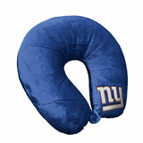 New York Giants Applique Travel Neck Pillow Team Logo Color Snap Closure Polyester