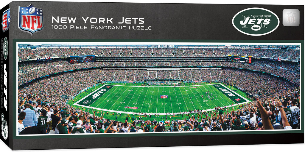 NEW YORK JETS STADIUM PANORAMIC JIGSAW PUZZLE NFL 1000 PC