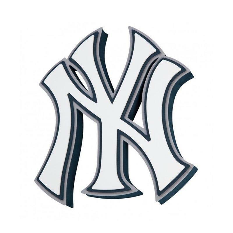 NEW YORK YANKEES 3D FOAM WALL LOGO ROUND SIGN FAN MANCAVE OFFICE SPORTS ROOM