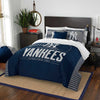 New York Yankees Full/Queen Comforter And Sham 3Pc Set Grandslam Northwest Mlb