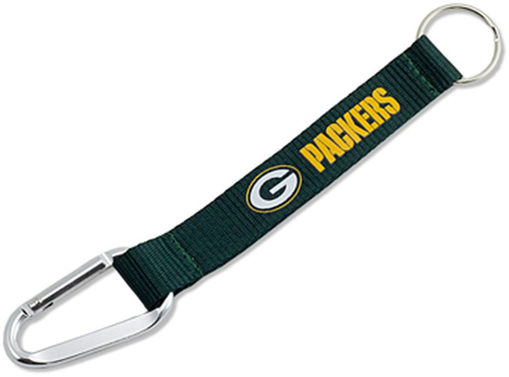 Carabiner Lanyard Keychain 8" NFL Pick Your Team Football NEW!