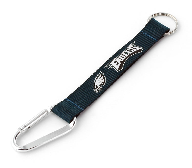 Carabiner Lanyard Keychain 8" NFL Pick Your Team Football NEW!
