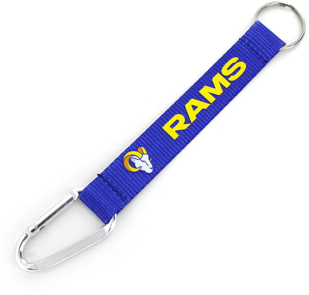 Carabiner Lanyard Keychain 8" NFL Pick Your Team Football NEW!