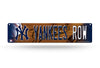New York Yankees Plastic Street Sign Yankees Row