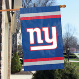 New York Giants House Flag Applique Embroidered 2 Sided Oversized