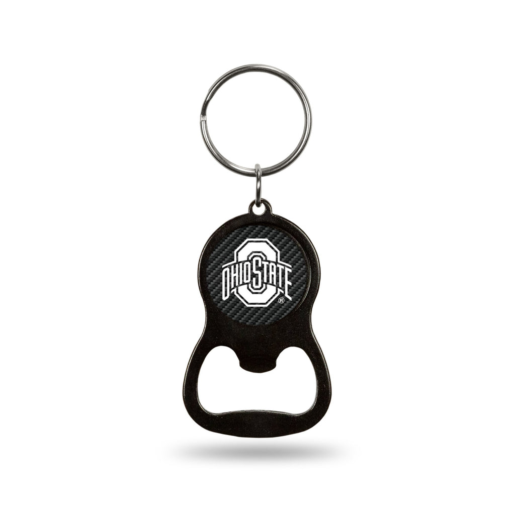 Ohio State Buckeyes Carbon Fiber Keychain Bottle Opener