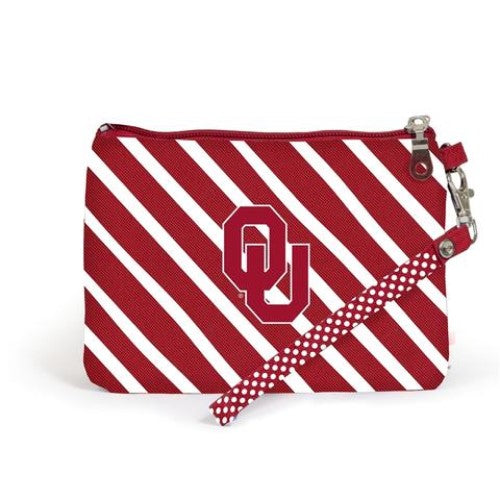 Oklahoma Sooners Wristlet Stadium Approved Gameday Accessory Id Holder Strap