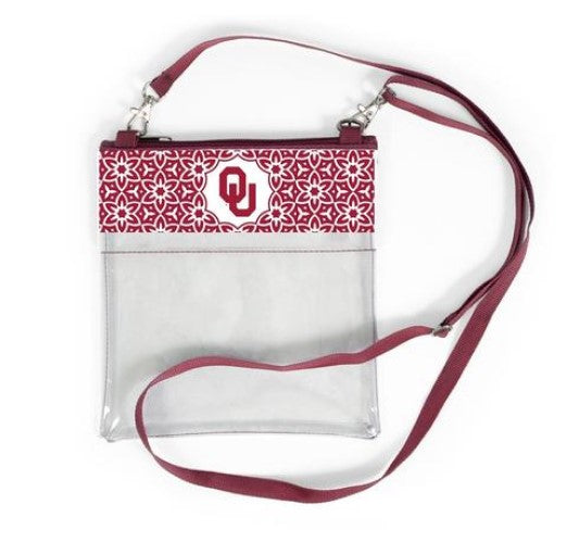 Oklahoma Sooners Clear Game Day Crossbody Bag Stadium Approved Purse