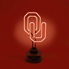 Oklahoma Sooners Neon Sign Light Table Top Lamp