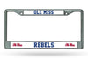 Ole Miss Rebels Car Tag Metal Frame