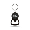 Ole Miss Rebels Carbon Fiber Keychain Bottle Opener
