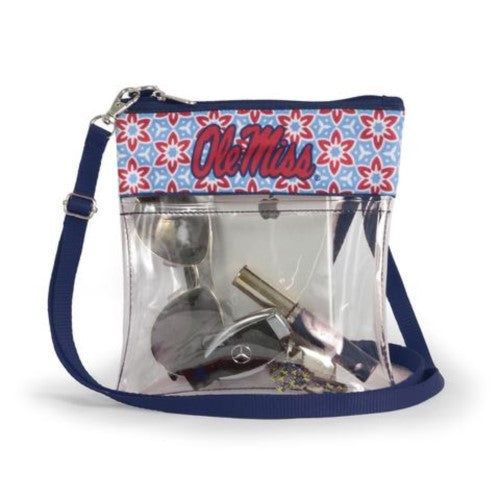 Ole Miss Rebels Clear Game Day Crossbody Bag University Of Mississippi Stadium