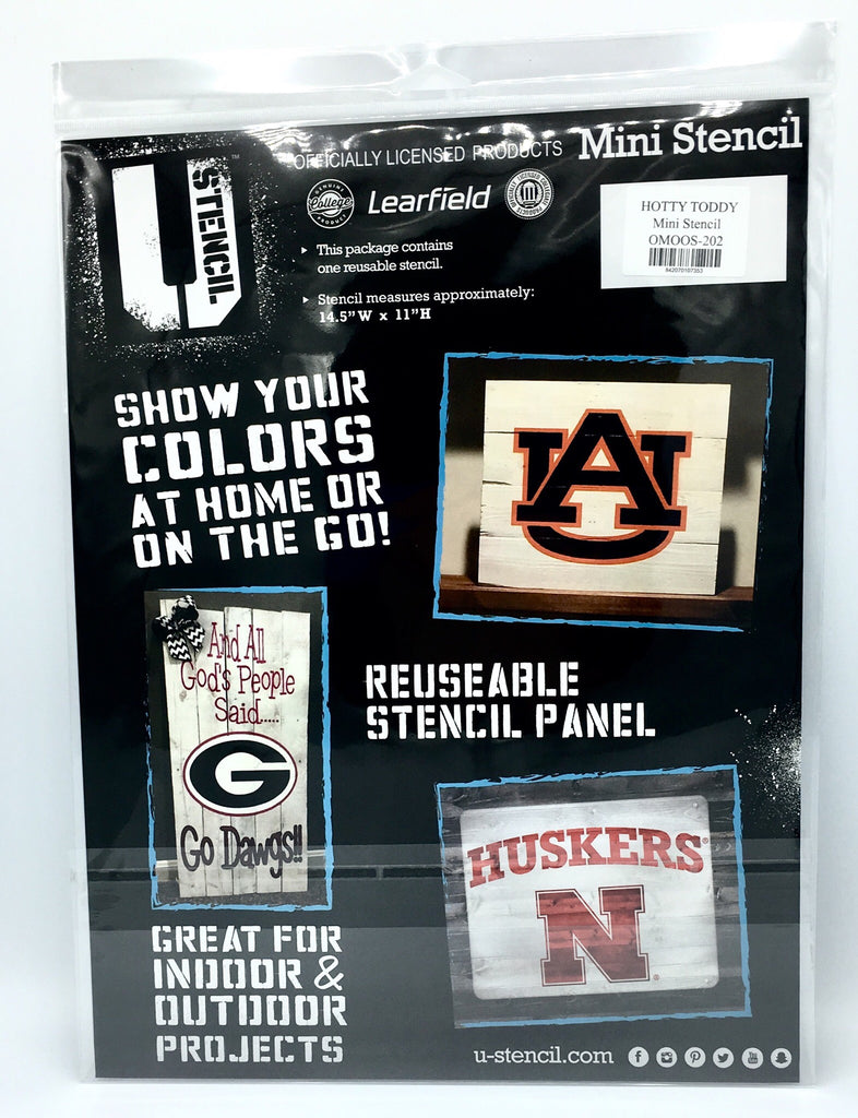 Ole Miss Rebels Hotty Toddy Mini Stencil Craft 14.5" X 11" Reusable Projects Ncaa College