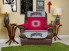Ohio State Buckeyes Furniture Protector Cover Recliner Reversible