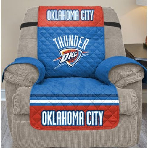 Oklahoma City Thunder Furniture Protector Cover Recliner Reversible